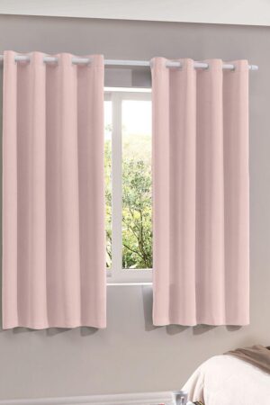 Cortina Blackout Com Voil 2,60m X 1,70m Pratika Bella Janela Rose