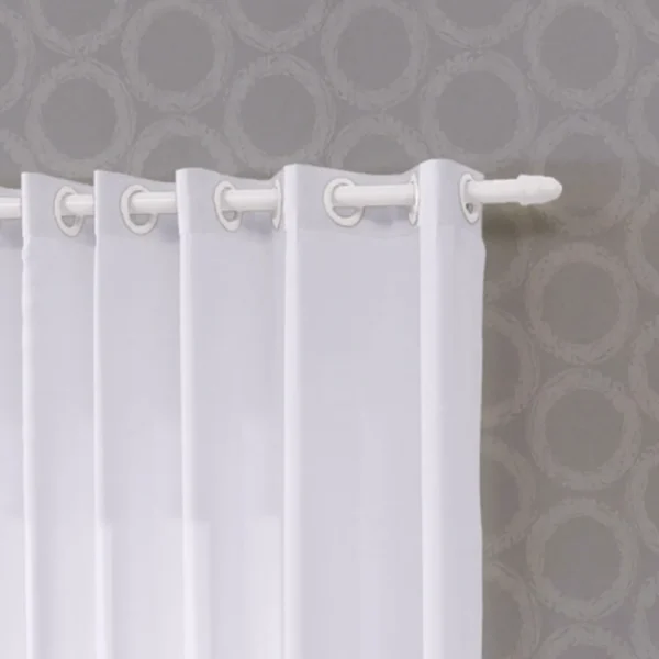 Cortina Blackout Com Voil 2,60m X 1,70m Pratika Bella Janela Branca - Image 3