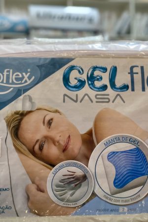 Travesseiro Duoflex Gelflex Nasa Manta de Gel 50X70CM