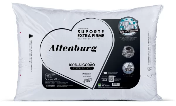 Travesseiro Altenburg 50x70cm 180 Fios Suporte extra firme - Image 2